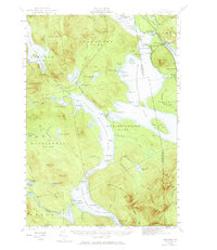 preview thumbnail of historical topo map of Oxford County, ME in 1940