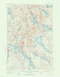 preview thumbnail of historical topo map of Hancock County, ME in 1955