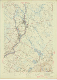 1946 Map of Bradley, ME
