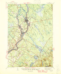1946 Map of Bradley, ME