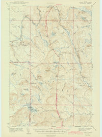 preview thumbnail of historical topo map of Aroostook County, ME in 1942