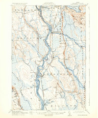 Download a high-resolution, GPS-compatible USGS topo map for Passadumkeag, ME (1934 edition)