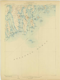 1904 Map of Washington County, ME