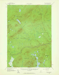 preview thumbnail of historical topo map of Somerset County, ME in 1958