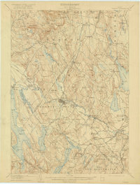 Download a high-resolution, GPS-compatible USGS topo map for Poland, ME (1922 edition)