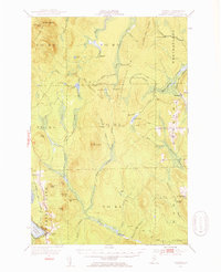 preview thumbnail of historical topo map of Aroostook County, ME in 1953