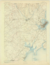 Download a high-resolution, GPS-compatible USGS topo map for Portland, ME (1893 edition)