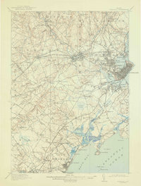 Download a high-resolution, GPS-compatible USGS topo map for Portland, ME (1943 edition)