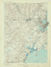 Download a high-resolution, GPS-compatible USGS topo map for Portland, ME (1934 edition)