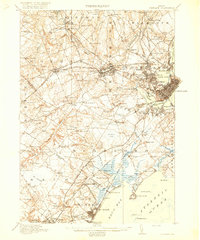 1916 Map of Saco, ME