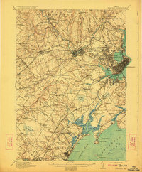 Download a high-resolution, GPS-compatible USGS topo map for Portland, ME (1923 edition)