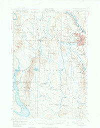 Download a high-resolution, GPS-compatible USGS topo map for Presque Isle, ME (1974 edition)