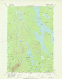 Download a high-resolution, GPS-compatible USGS topo map for Ragged Lake, ME (1969 edition)