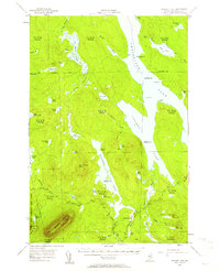 Download a high-resolution, GPS-compatible USGS topo map for Ragged Lake, ME (1961 edition)