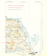 1931 Map of Calais, ME, 1939 Print