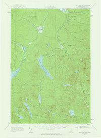 Download a high-resolution, GPS-compatible USGS topo map for Saint John Pond, ME (1962 edition)