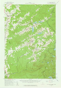preview thumbnail of historical topo map of Somerset County, ME in 1957