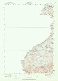 Download a high-resolution, GPS-compatible USGS topo map for Sandy Bay, ME (1964 edition)