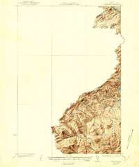 Download a high-resolution, GPS-compatible USGS topo map for Sandy Bay, ME (1944 edition)