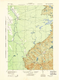 preview thumbnail of historical topo map of Somerset County, ME in 1944