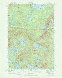 Download a high-resolution, GPS-compatible USGS topo map for Scraggly Lake, ME (1972 edition)