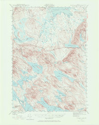 Download a high-resolution, GPS-compatible USGS topo map for Scraggly Lake, ME (1972 edition)
