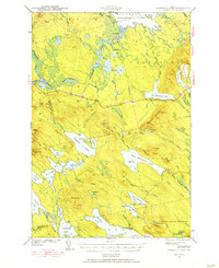Download a high-resolution, GPS-compatible USGS topo map for Scraggly Lake, ME (1941 edition)
