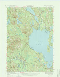 preview thumbnail of historical topo map of Cumberland County, ME in 1942