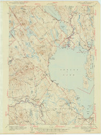 preview thumbnail of historical topo map of Cumberland County, ME in 1943