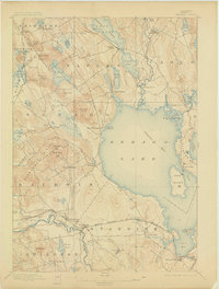 preview thumbnail of historical topo map of Cumberland County, ME in 1896