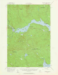 Download a high-resolution, GPS-compatible USGS topo map for Seboomook Lake, ME (1960 edition)