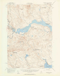 Download a high-resolution, GPS-compatible USGS topo map for Seboomook Lake, ME (1960 edition)