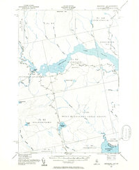 Download a high-resolution, GPS-compatible USGS topo map for Seboomook Lake, ME (1955 edition)