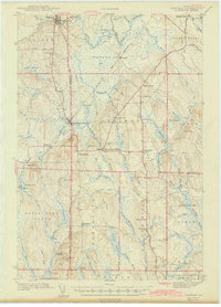 preview thumbnail of historical topo map of Aroostook County, ME in 1942