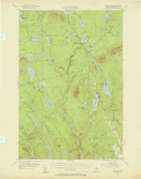 preview thumbnail of historical topo map of Penobscot County, ME in 1954