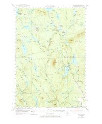 Download a high-resolution, GPS-compatible USGS topo map for Shin Pond, ME (1967 edition)