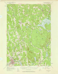 preview thumbnail of historical topo map of Somerset County, ME in 1955