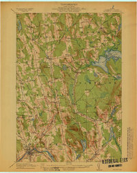 preview thumbnail of historical topo map of Somerset County, ME in 1913