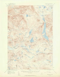 Download a high-resolution, GPS-compatible USGS topo map for Spencer Lake, ME (1960 edition)