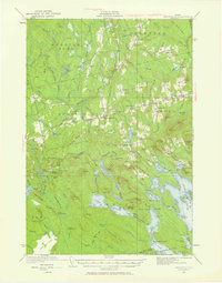 Download a high-resolution, GPS-compatible USGS topo map for Springfield, ME (1958 edition)