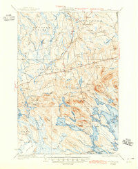 Download a high-resolution, GPS-compatible USGS topo map for Springfield, ME (1945 edition)
