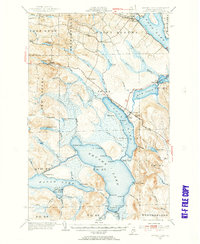 Download a high-resolution, GPS-compatible USGS topo map for Square Lake, ME (1955 edition)
