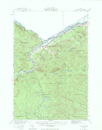 Download a high-resolution, GPS-compatible USGS topo map for St Francis, ME (1974 edition)