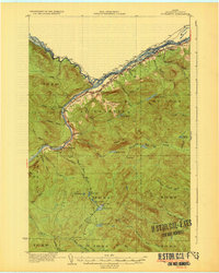 Download a high-resolution, GPS-compatible USGS topo map for St Francis, ME (1933 edition)