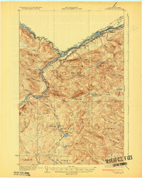 Download a high-resolution, GPS-compatible USGS topo map for St Francis, ME (1933 edition)