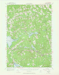 Download a high-resolution, GPS-compatible USGS topo map for Stetson, ME (1964 edition)