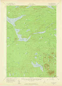 Download a high-resolution, GPS-compatible USGS topo map for Telos Lake, ME (1960 edition)
