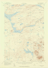 preview thumbnail of historical topo map of Piscataquis County, ME in 1957