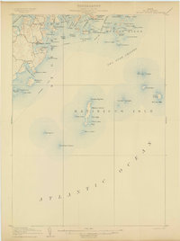 Download a high-resolution, GPS-compatible USGS topo map for Tennant Harbor, ME (1906 edition)