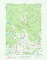 Download a high-resolution, GPS-compatible USGS topo map for Tug Mountain, ME (1965 edition)